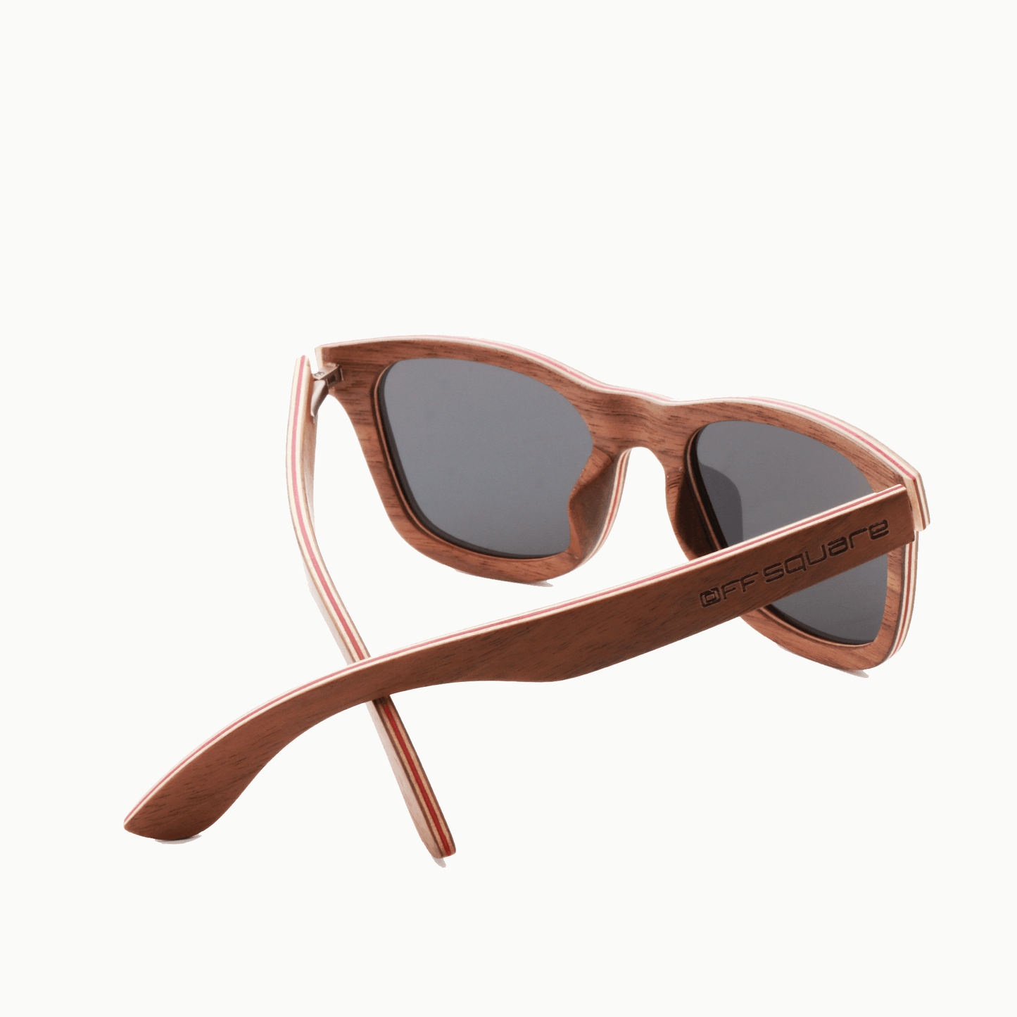 Carve Skateboard Deck Sunglasses Brown Red - offsquareofficial